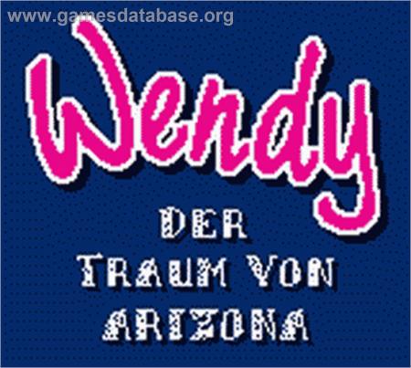Cover Wendy - Der Traum von Arizona for Game Boy Color